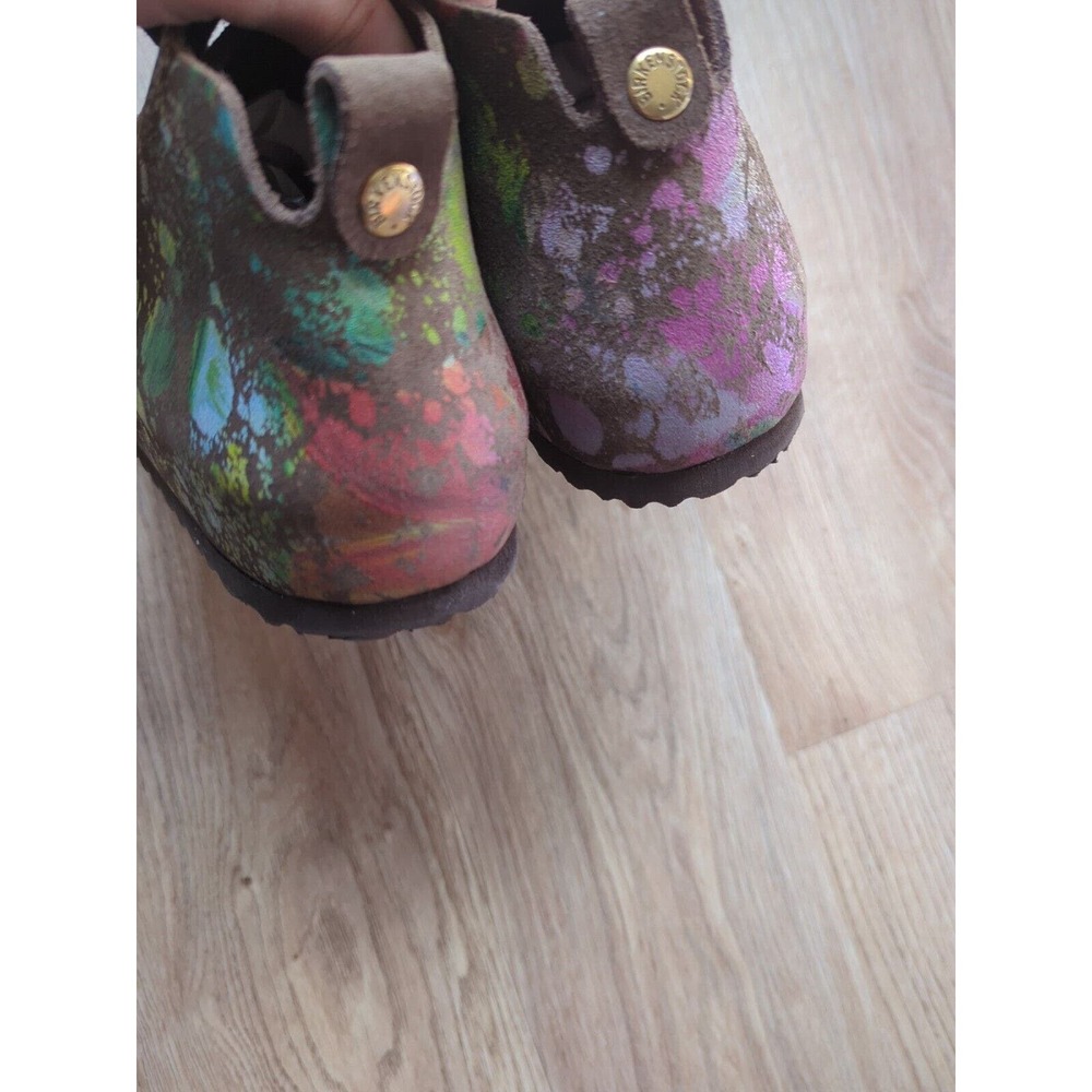 Birkenstock Dundee Chukka Paint Splatter Flower Crush RARE - Picture 12 of 16